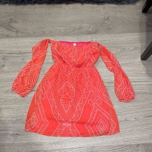 Cute sheer tribal pattern dress 🤗